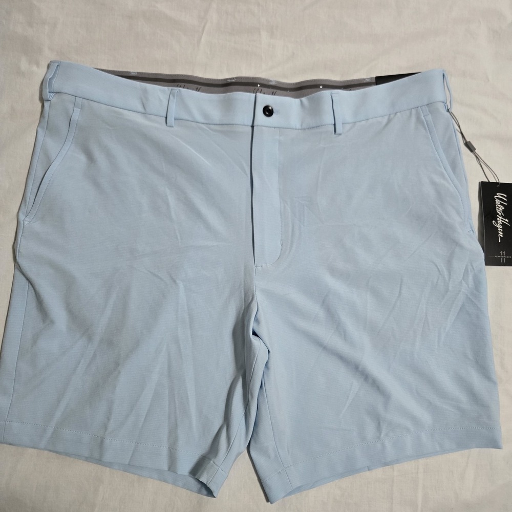 Walter Hagen Shorts  Flat Front Performance 11 Golf Short Blue Size 42 NWT‎